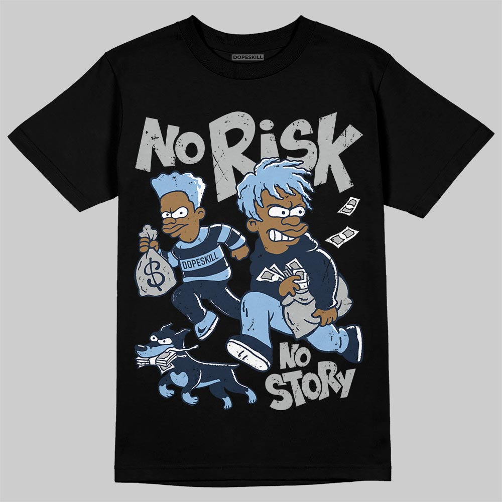 Asics Gel-Cumulus 16 Wash/Independence Blue DopeSkill T-Shirt No Risk No Story Graphic Streetwear - Black