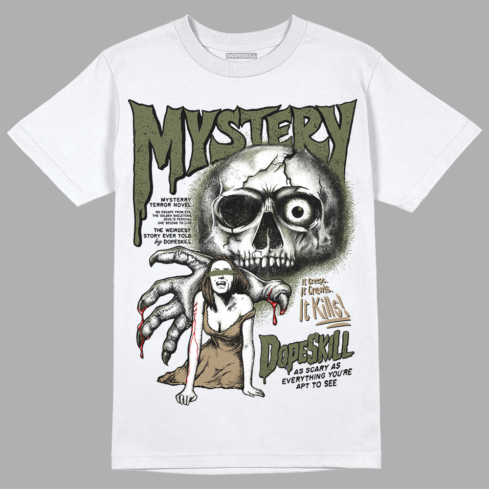 Air Max 90 Ballistic Neutral Olive DopeSkill T-Shirt Mystery Ghostly Grasp Graphic Streetwear - White