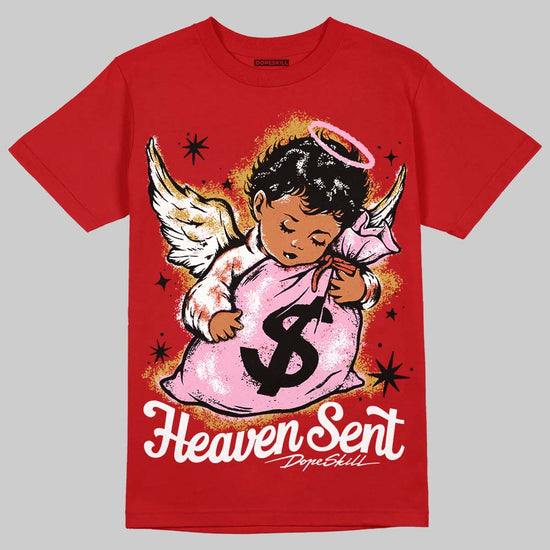 Nigel Sylvester x Air Jordan 4 ‘Brick by Brick’ DopeSkill T-Shirt Heaven Sent Graphic Streetwear - Red