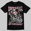 Jordan 4 Iced Carmine DopeSkill T-Shirt Go Fund Your Self Graphic Streetwear - Black