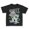Jordan 4 Retro GS “Blue Chill” DopeSkill Toddler Kids T-shirt Money Callin' Graphic Streetwear - Black
