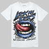 Awake NY x Jordan 5 Retro 'Black Racer Blue' DopeSkill T-Shirt Lick My Kicks Graphic Streetwear - White