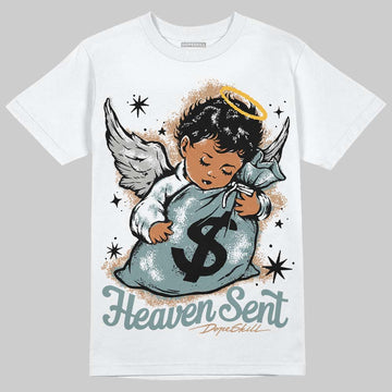 Nike Air Max 1 Low Poly “Adventure” DopeSkill T-Shirt Heaven Sent Graphic Streetwear - White