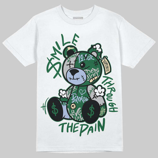ASICS Gel-Nimbus 10.1 Invincible HTTP 404 Green DopeSkill T-Shirt Smile Through The Pain Graphic Streetwear - White