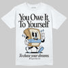 Nike Air Diamond Turf Must Be the Money DopeSkill T-Shirt Owe It To Yourself Graphic Streetwear - White