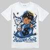 Jordan 1 Low OG “Storm Blue” DopeSkill T-Shirt Heaven Sent Graphic Streetwear - White