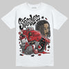 Jordan 12 “Bloodline” DopeSkill T-Shirt Stressless Graphic Streetwear - White