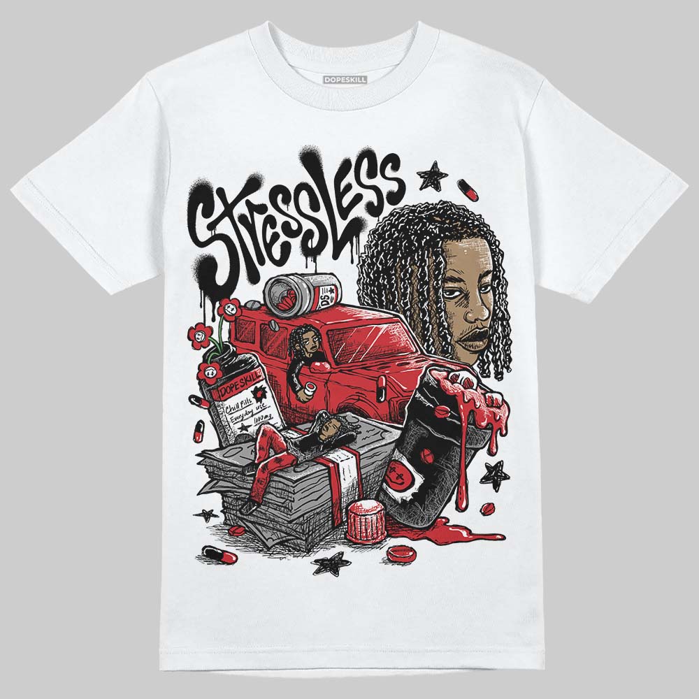 Jordan 12 “Bloodline” DopeSkill T-Shirt Stressless Graphic Streetwear - White