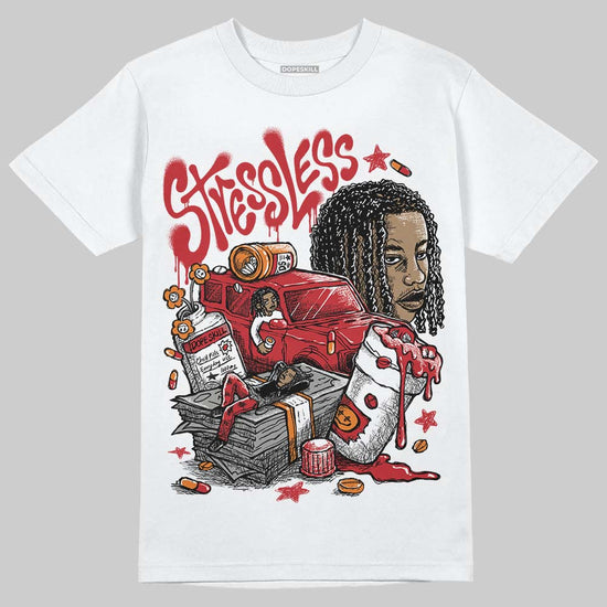 Jordan 5 "Sunset" DopeSkill T-Shirt Stressless Graphic Streetwear - White 