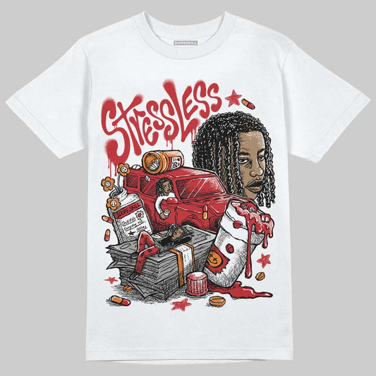Jordan 5 "Sunset" DopeSkill T-Shirt Stressless Graphic Streetwear - White 