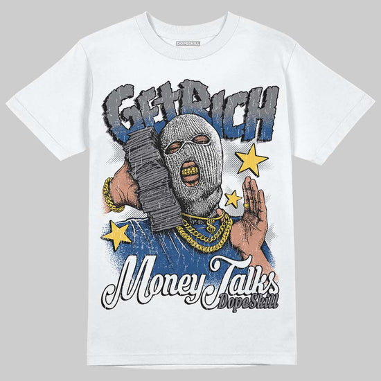 Jordan 9 Retro 'Flint Grey' 2026 DopeSkill T-Shirt Get Rich Graphic Streetwear - White