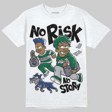 Asics GT-2160 ‘Shamrock Green’ DopeSkill T-Shirt No Risk No Story Graphic Streetwear - White