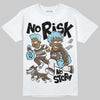 Asics Gel-Kayano 12.1 Cream/Stillwater DopeSkill T-Shirt No Risk No Story Graphic Streetwear - White