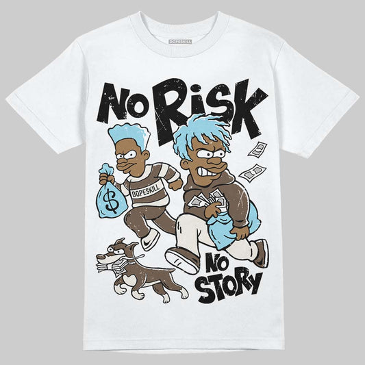 Asics Gel-Kayano 12.1 Cream/Stillwater DopeSkill T-Shirt No Risk No Story Graphic Streetwear - White
