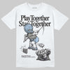New Balance Abzorb 2000 “Silver/Blue” DopeSkill T-Shirt Play together, Stay together Graphic Streetwear - WHite 