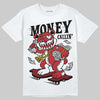 Jordan 1 Low OG "Chicago" DopeSkill T-Shirt Money Callin' Graphic Streetwear - White