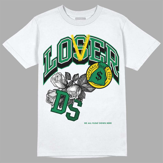 Green Sneakers DopeSkill T-Shirt Loser Lover Graphic Streetwear - White