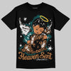 Adidas Samba OG Leopard Pack Collegiate Green DopeSkill T-Shirt Heaven Sent Graphic Streetwear - Black