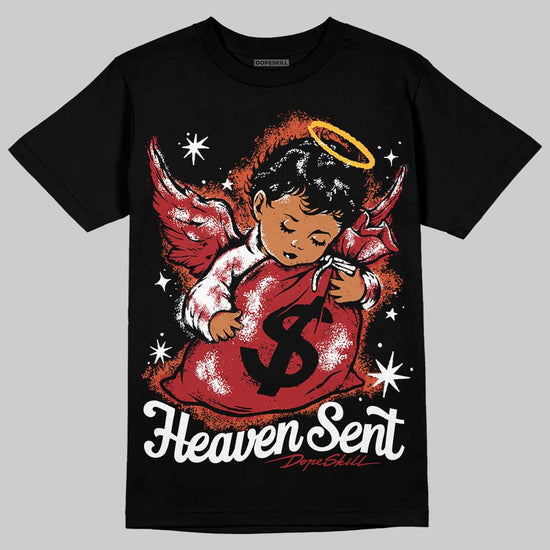 Nigel Sylvester x Air Jordan 4 ‘Brick by Brick’ DopeSkill T-Shirt Heaven Sent Graphic Streetwear - Black