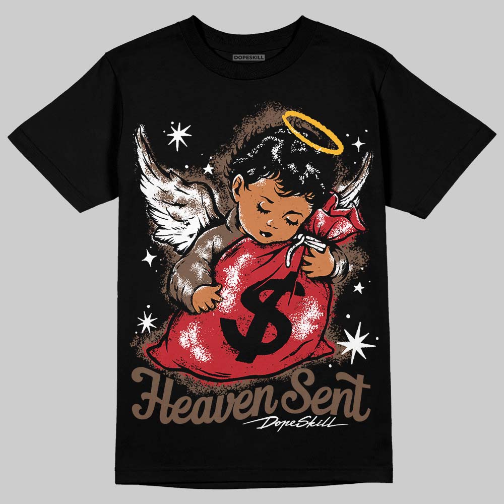 Jordan 9 'Olive' DopeSkill T-Shirt Heaven Sent Graphic Streetwear - Black