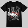 Jordan 10 Retro Shadow (2025) DopeSkill T-Shirt Trust No One Graphic Streetwear - Black