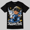 Jordan 1 Low OG “Storm Blue” DopeSkill T-Shirt Heaven Sent Graphic Streetwear - Black