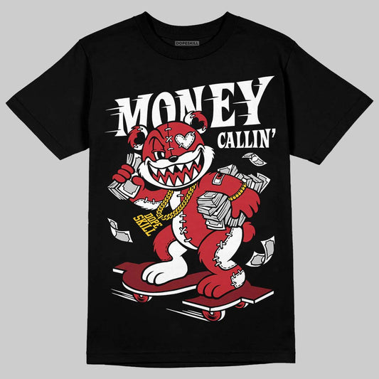 Jordan 1 Low OG "Chicago" DopeSkill T-Shirt Money Callin' Graphic Streetwear - black