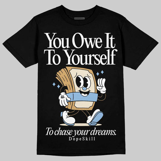Nike Air Diamond Turf Must Be the Money DopeSkill T-Shirt Owe It To Yourself Graphic Streetwear - Black
