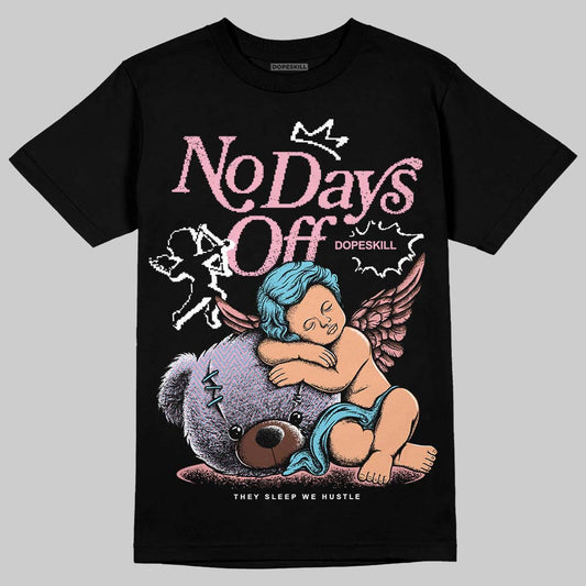 Harris Tweed x Dunk Low Denim Turquoise and Baroque Brown DopeSkill T-Shirt New No Days Off Graphic Streetwear - Black