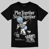 New Balance Abzorb 2000 “Silver/Blue” DopeSkill T-Shirt Play together, Stay together Graphic Streetwear - Black