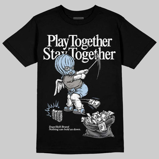 New Balance Abzorb 2000 “Silver/Blue” DopeSkill T-Shirt Play together, Stay together Graphic Streetwear - Black