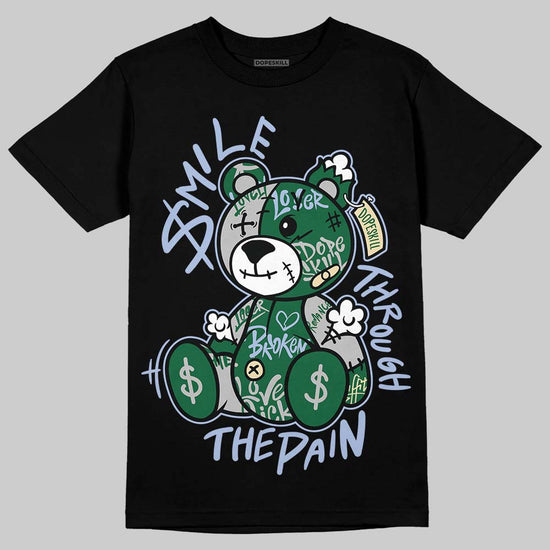 ASICS Gel-Nimbus 10.1 Invincible HTTP 404 Green DopeSkill T-Shirt Smile Through The Pain Graphic Streetwear - Black
