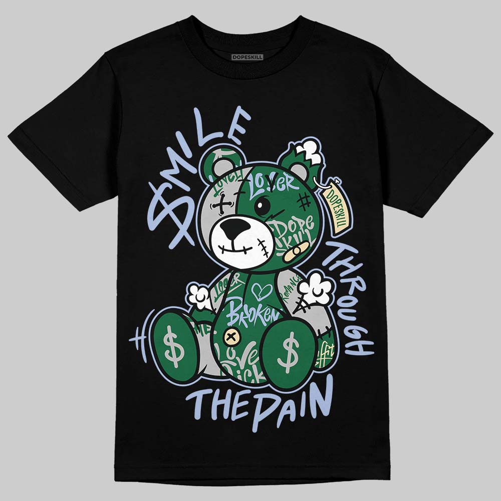 ASICS Gel-Nimbus 10.1 Invincible HTTP 404 Green DopeSkill T-Shirt Smile Through The Pain Graphic Streetwear - Black