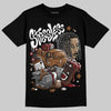 Jordan 1 High OG Love Letter DopeSkill T-Shirt Stressless Graphic Streetwear - Black
