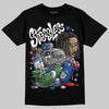Jordan 3 "True Blue" DopeSkill T-Shirt Stressless Graphic Streetwear - Black