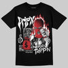 Jordan 4 OG “White Cement” DopeSkill T-Shirt Drip'n Never Tripp'n Graphic Streetwear - Black