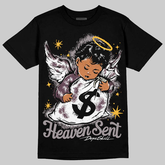 A Ma Maniére x Air Jordan 5 “Violet Ore” DopeSkill T-Shirt Heaven Sent Graphic Streetwear - Black