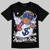 Jordan 1 High OG Rare Air "Deep Royal Blue" DopeSkill T-Shirt Heaven Sent Graphic Streetwear - Black