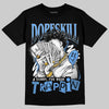 Jordan 5 Black University Blue DopeSkill T-Shirt Sorry I've Been Trappin Graphic Streetwear - Black