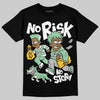 Asics Gel-Kayano 12.1 White/Menthol DopeSkill T-Shirt No Risk No Story Graphic Streetwear - Black