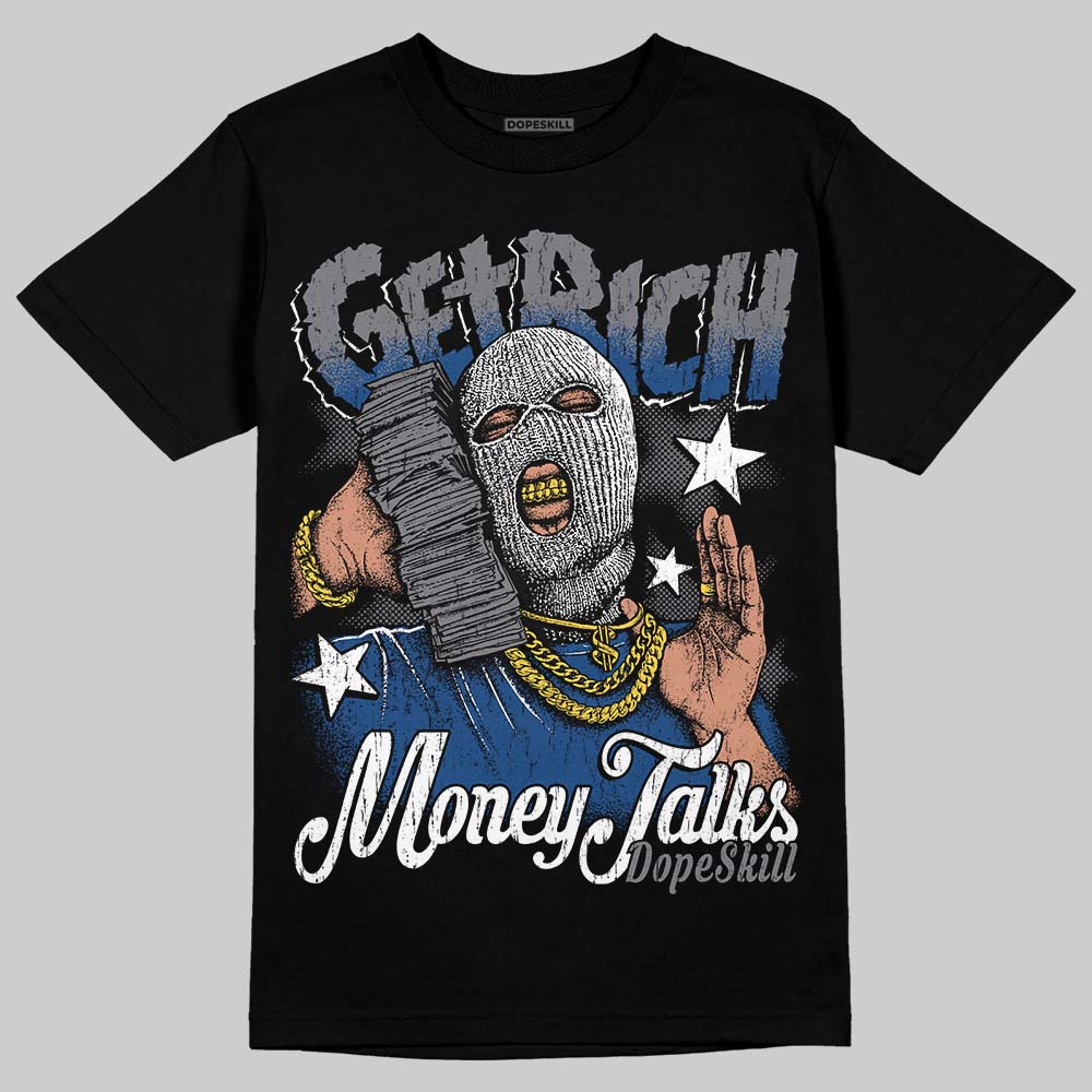 Jordan 9 Retro 'Flint Grey' 2026 DopeSkill T-Shirt Get Rich Graphic Streetwear - Black