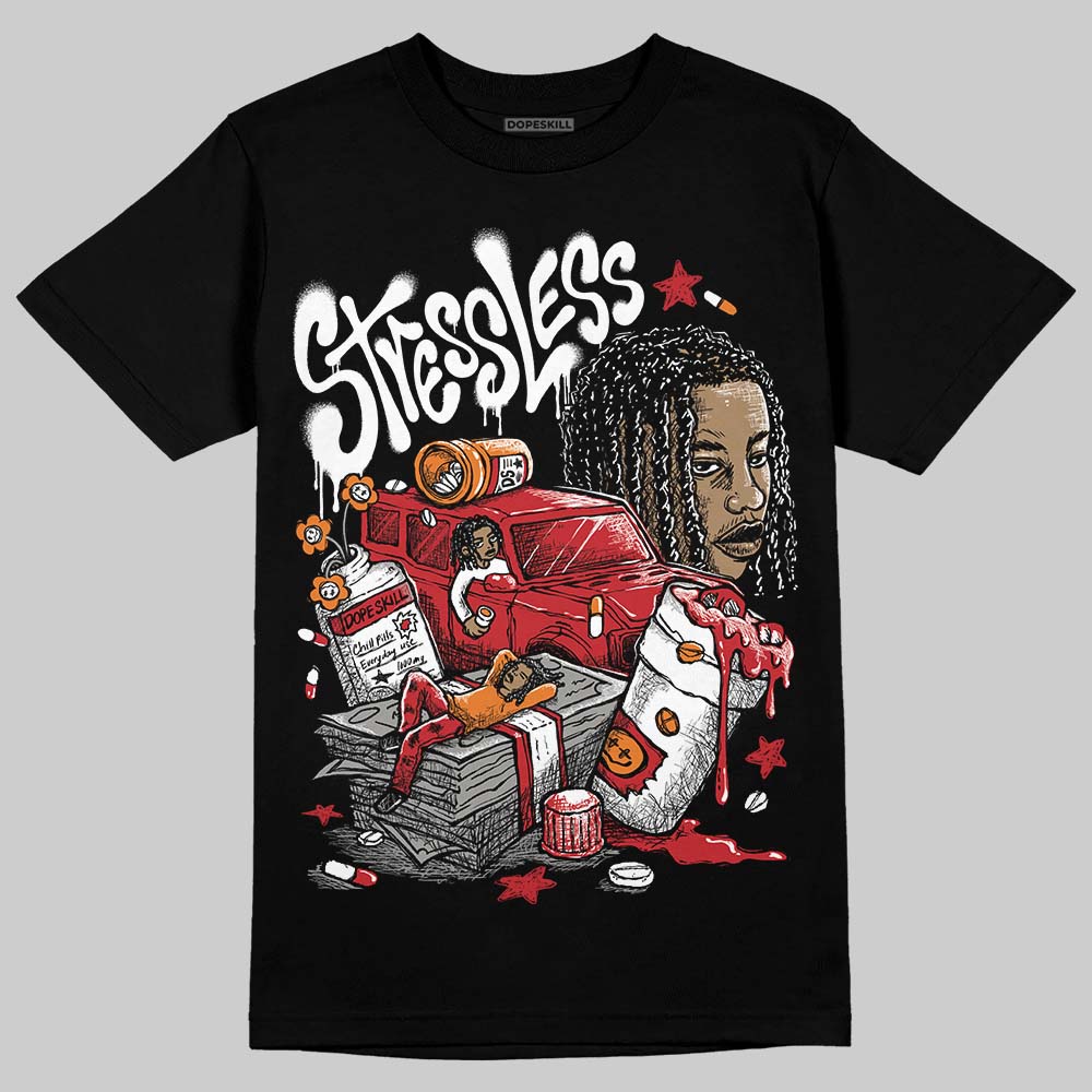 Jordan 5 "Sunset" DopeSkill T-Shirt Stressless Graphic Streetwear - Black