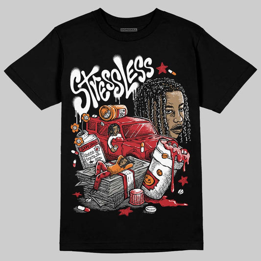 Jordan 5 "Sunset" DopeSkill T-Shirt Stressless Graphic Streetwear - Black