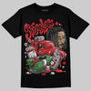 Jordan 12 “Bloodline” DopeSkill T-Shirt Stressless Graphic Streetwear - black