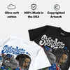 “True Blue” 3s DopeSkill T-Shirt Stressless Graphic