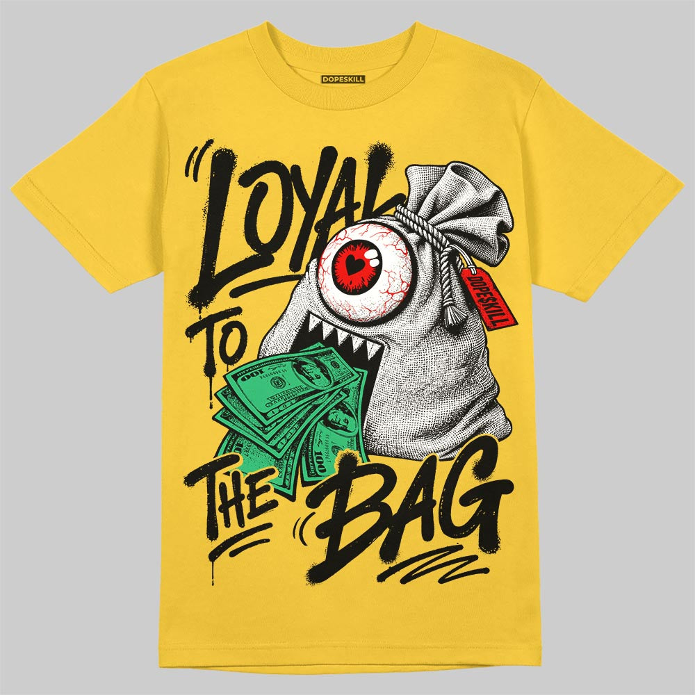 Jordan 4 Thunder DopeSkill T-Shirt Loyal To The Bag Graphic Streetwear - Daisy