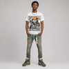 Olive 5s DopeSkill T-Shirt Go Fund Yourself Graphic