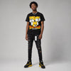 Black Tour Yellow AJ 4 Thunder DopeSkill T-Shirt Stay Solid Graphic