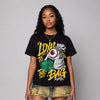 Black Tour Yellow AJ 4 Thunder DopeSkill T-Shirt Loyal To The Bag Graphic