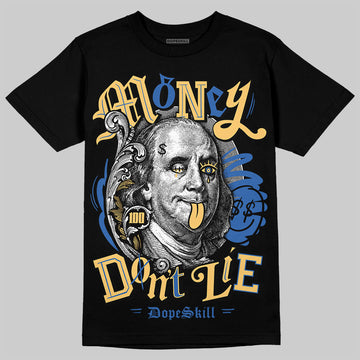 Travis Scott x Air Jordan 1 Low OG “Canary” DopeSkill T-Shirt Money Don't Lie Graphic Streetwear - black